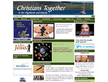 Tablet Screenshot of christianstogether.net